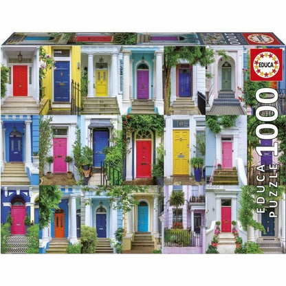 Puzzle Educa Puertas de Notting Hill 1000 Piese - Jucarii si jocuri, Puzzle-uri și puzzle-uri