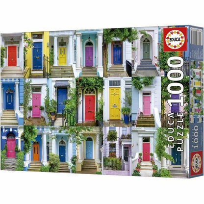 Puzzle Educa Puertas de Notting Hill 1000 Piese - Jucarii si jocuri, Puzzle-uri și puzzle-uri