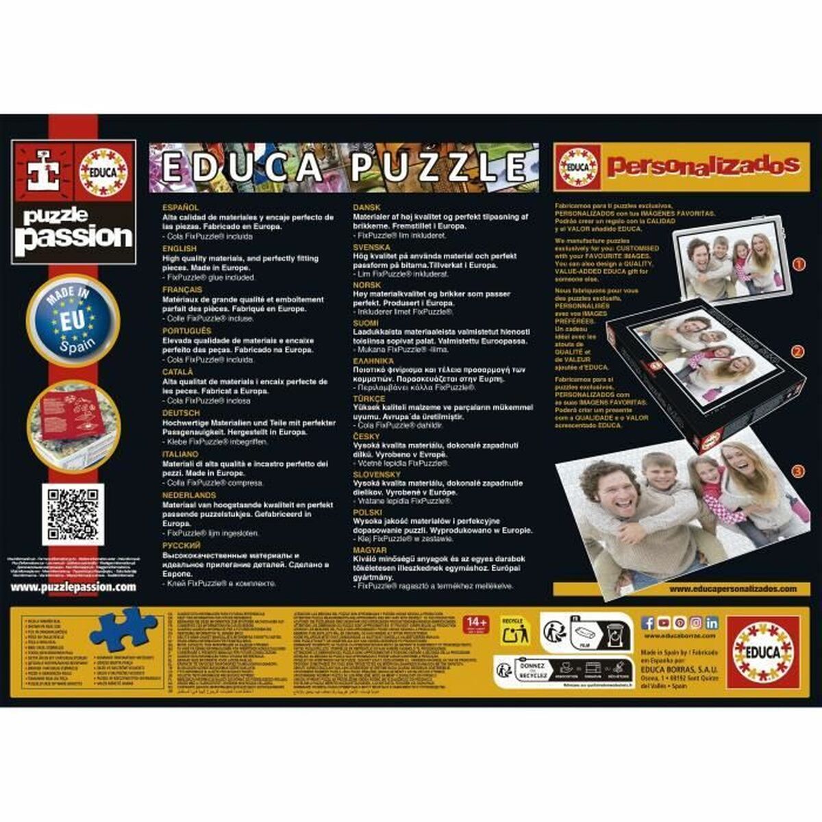 Puzzle Educa Puertas de Notting Hill 1000 Piese - Jucarii si jocuri, Puzzle-uri și puzzle-uri