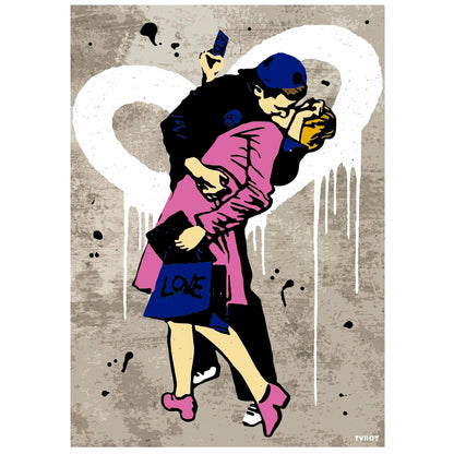 Puzzle Educa EL BESO, CHICO DE LA TELEVISIÓN 1000 Piese - Jucarii si jocuri, Puzzle-uri și puzzle-uri