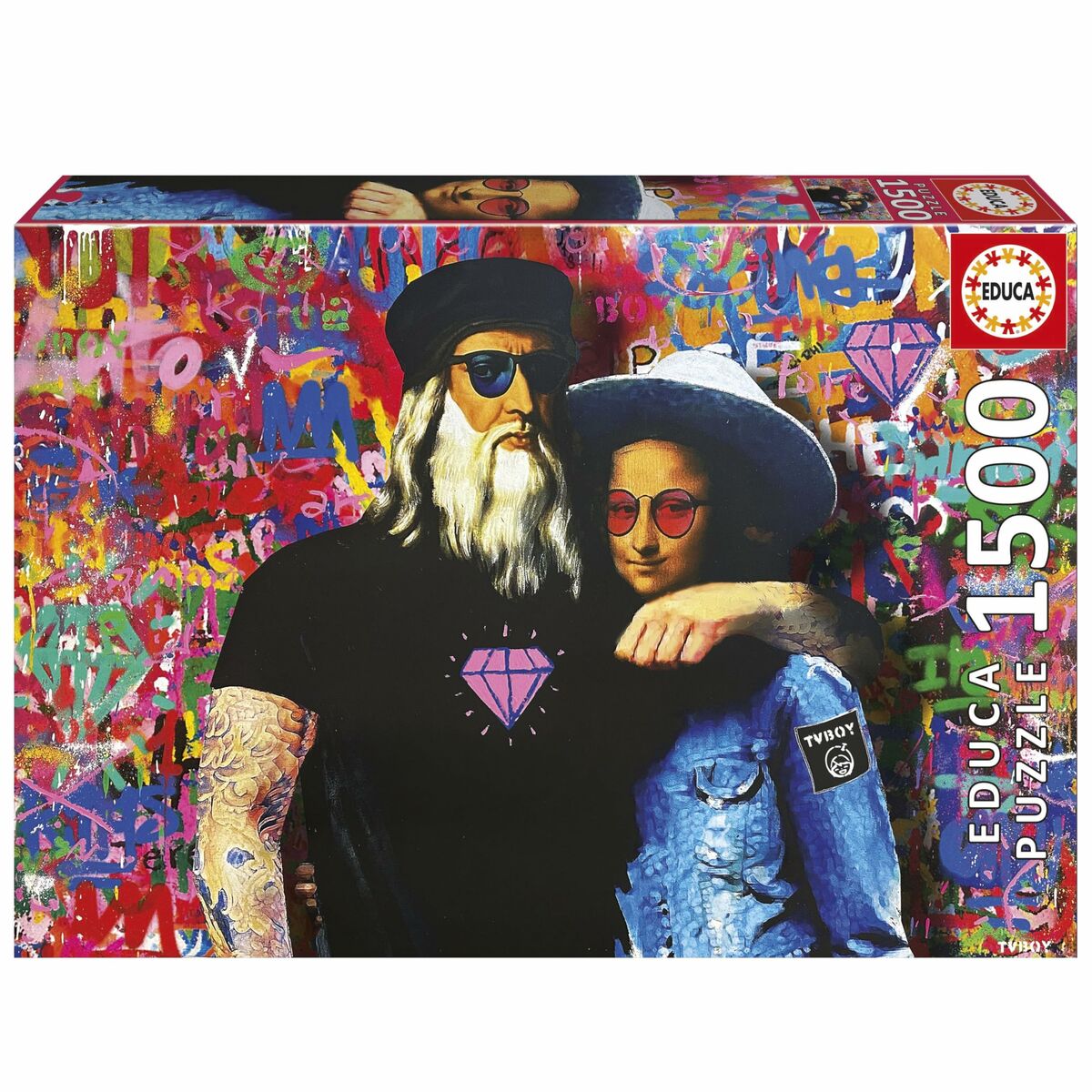 Puzzle Educa Leo y Lisa 1500 Piese - Jucarii si jocuri, Puzzle-uri și puzzle-uri