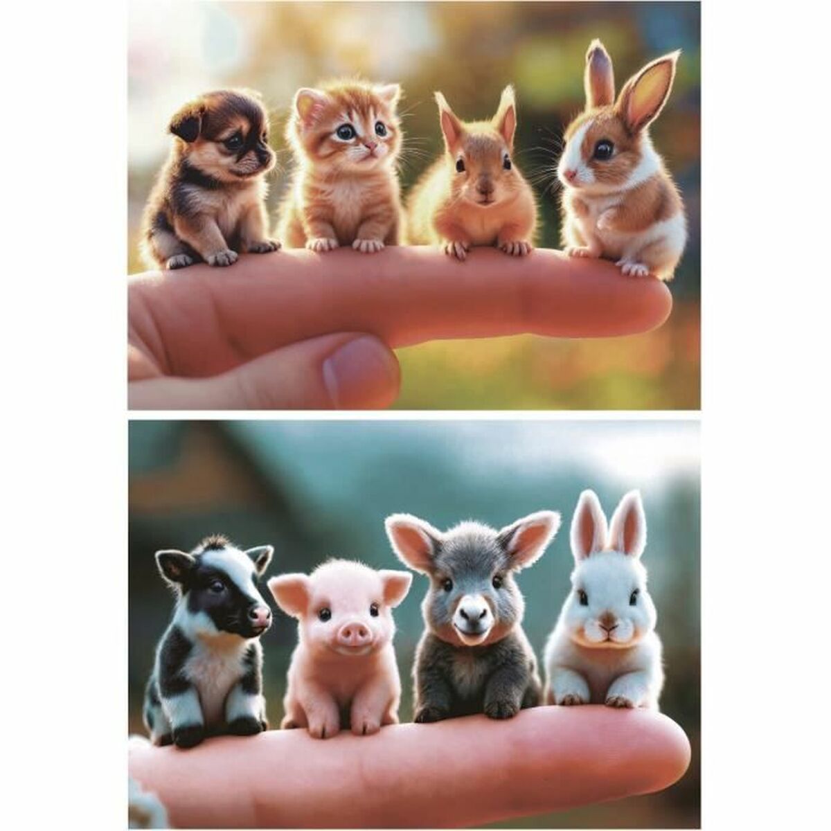 Puzzle Educa Baby Animals 2 x 20 (2 Unități) - Jucarii si jocuri, Puzzle-uri și puzzle-uri