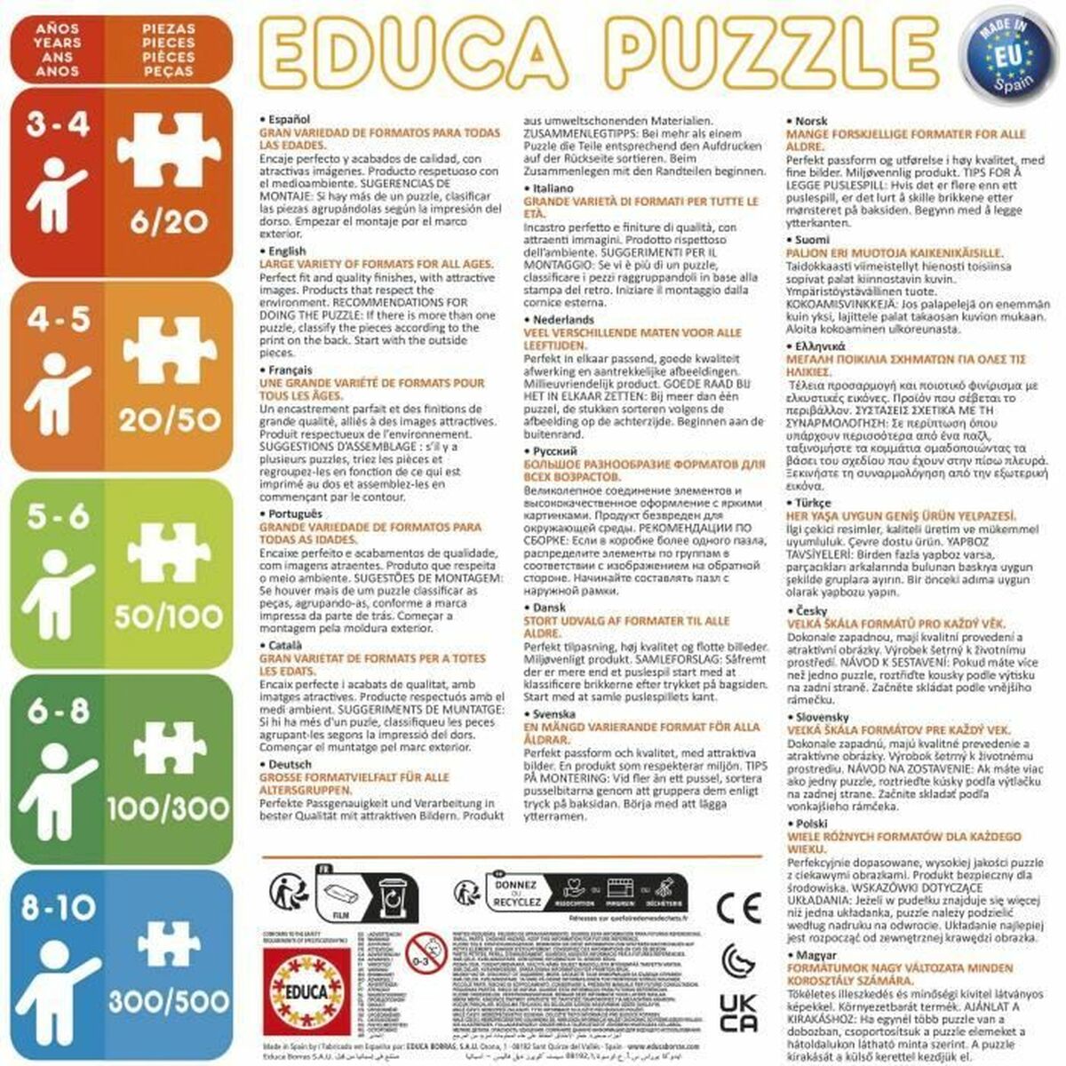 Puzzle Educa Baby Animals 2 x 20 (2 Unități) - Jucarii si jocuri, Puzzle-uri și puzzle-uri