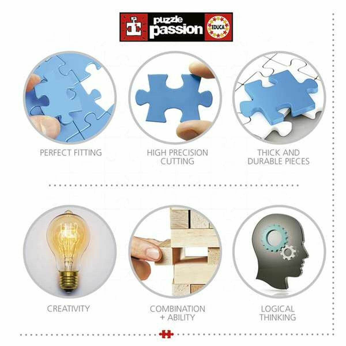 Puzzle Educa Magic Unicorns 48 Piese (2 Unități) - Jucarii si jocuri, Puzzle-uri și puzzle-uri