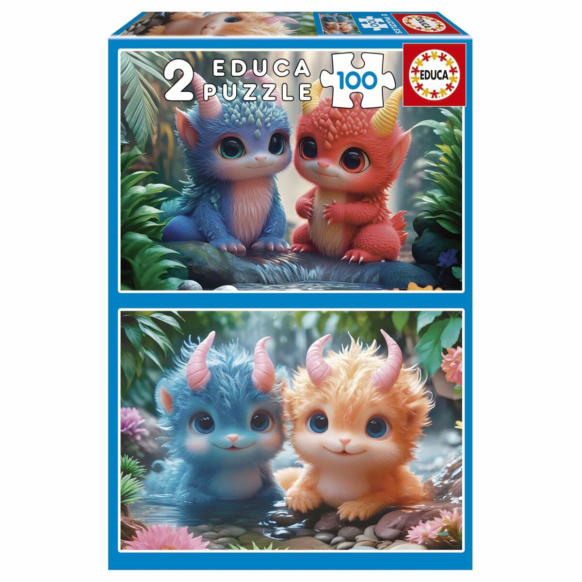 Puzzle Educa Adorable Monsters - Jucarii si jocuri, Puzzle-uri și puzzle-uri