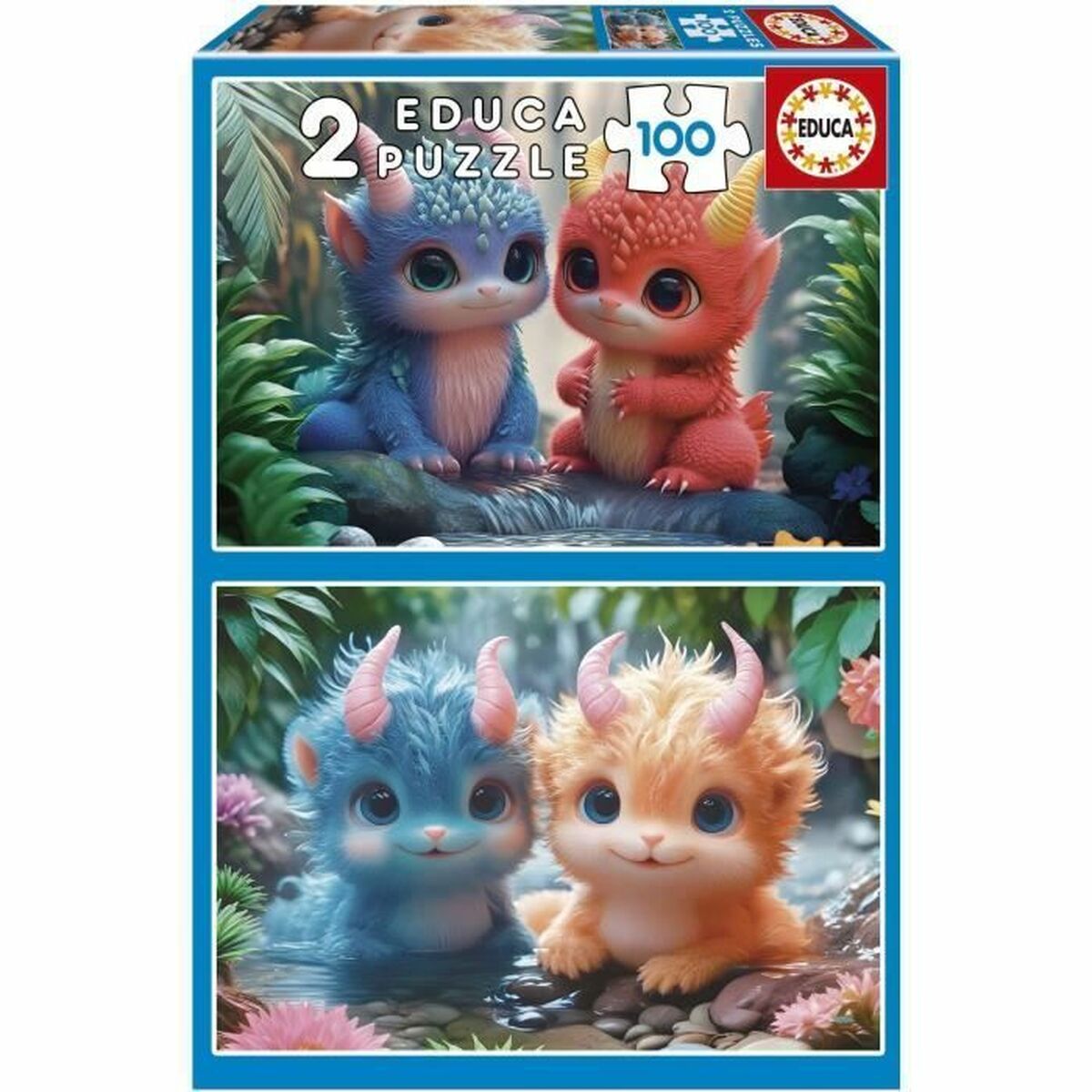 Puzzle Educa Adorable Monsters - Jucarii si jocuri, Puzzle-uri și puzzle-uri