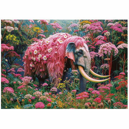 Puzzle Educa Floral Elephant 1000 Piese - Jucarii si jocuri, Puzzle-uri și puzzle-uri