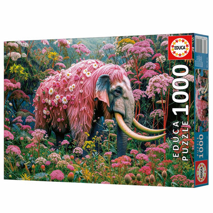 Puzzle Educa Floral Elephant 1000 Piese - Jucarii si jocuri, Puzzle-uri și puzzle-uri
