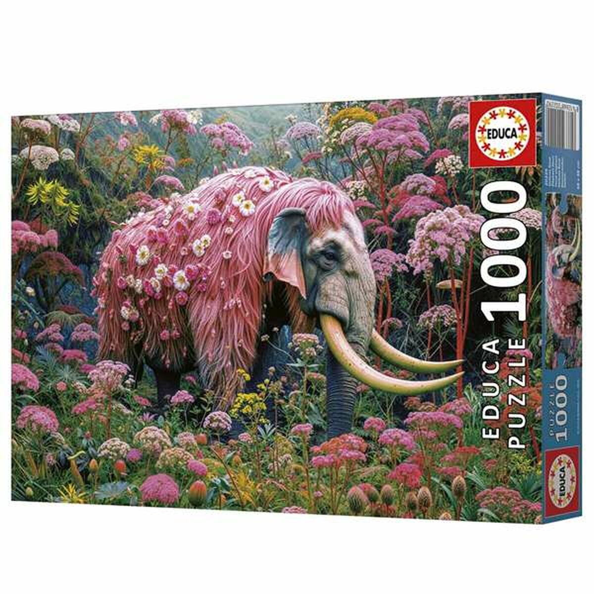 Puzzle Educa Floral Elephant - Jucarii si jocuri, Puzzle-uri și puzzle-uri