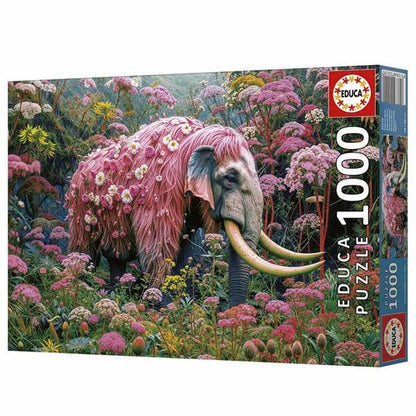 Puzzle Educa Floral Elephant - Jucarii si jocuri, Puzzle-uri și puzzle-uri
