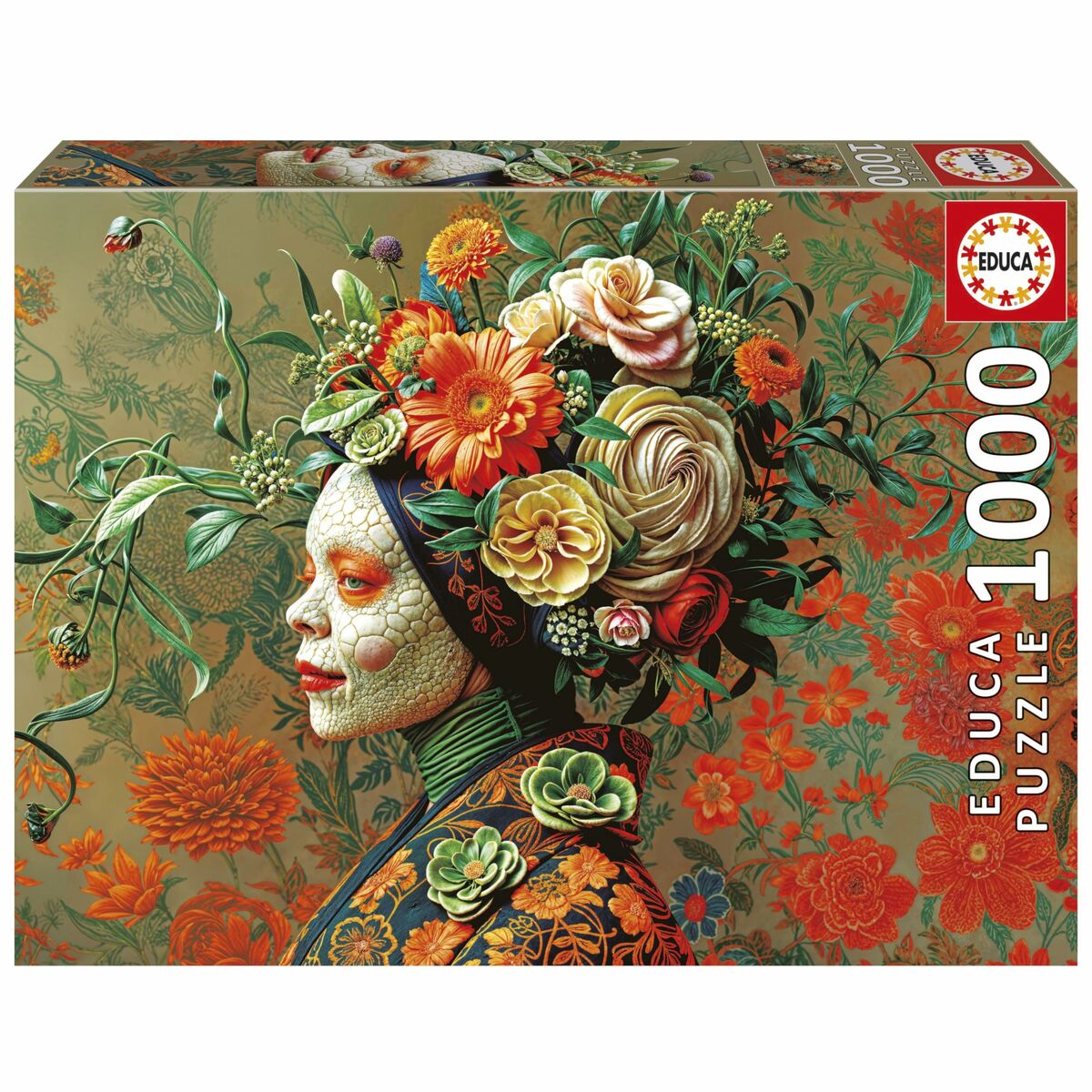 Puzzle Educa Queen Lizard 1000 Piese - Jucarii si jocuri, Puzzle-uri și puzzle-uri