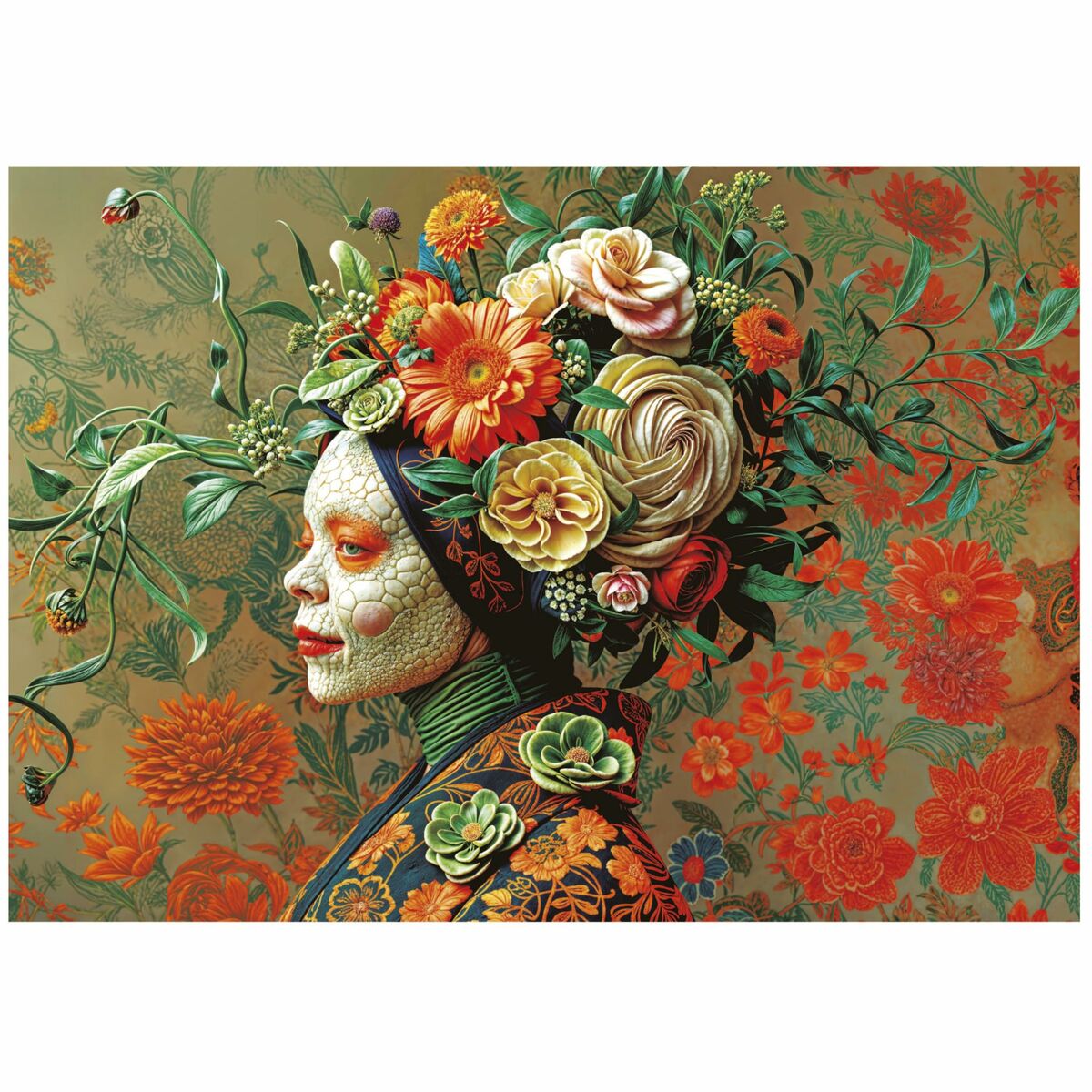 Puzzle Educa Queen Lizard 1000 Piese - Jucarii si jocuri, Puzzle-uri și puzzle-uri
