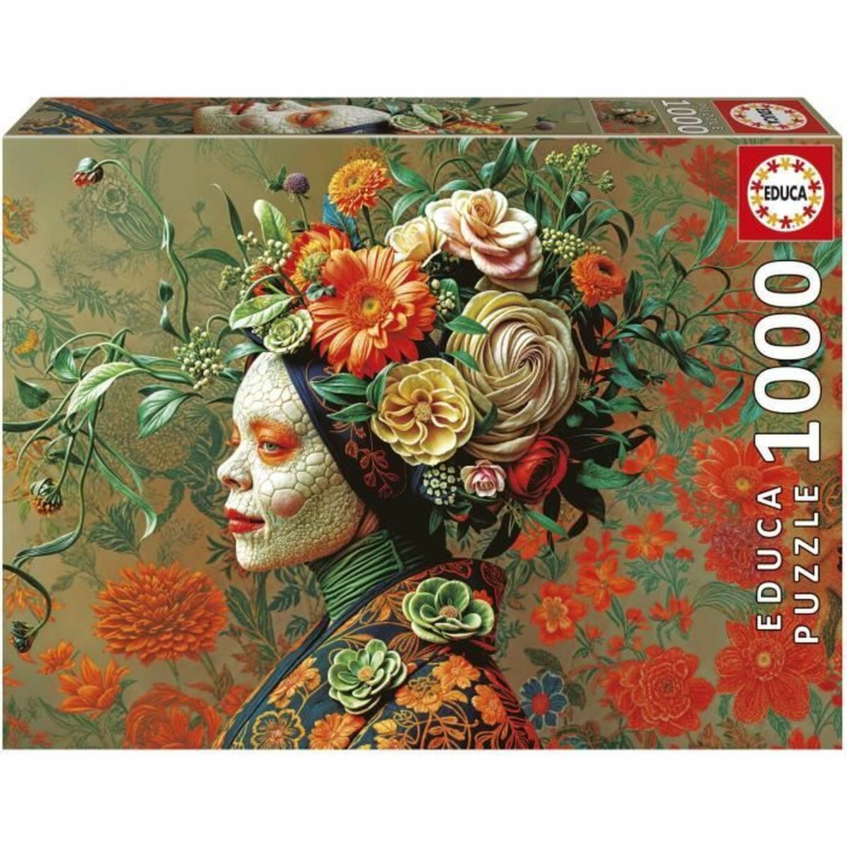 Puzzle Educa Queen Lizard 1000 Piese - Jucarii si jocuri, Puzzle-uri și puzzle-uri