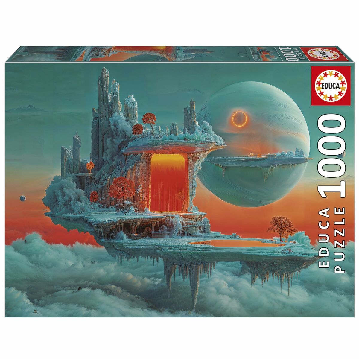 Puzzle Educa Fire & Ice Planet 1000 Piese - Jucarii si jocuri, Puzzle-uri și puzzle-uri