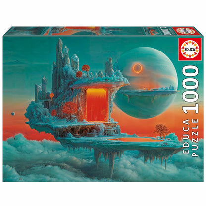 Puzzle Educa Fire & Ice Planet 1000 Piese - Jucarii si jocuri, Puzzle-uri și puzzle-uri