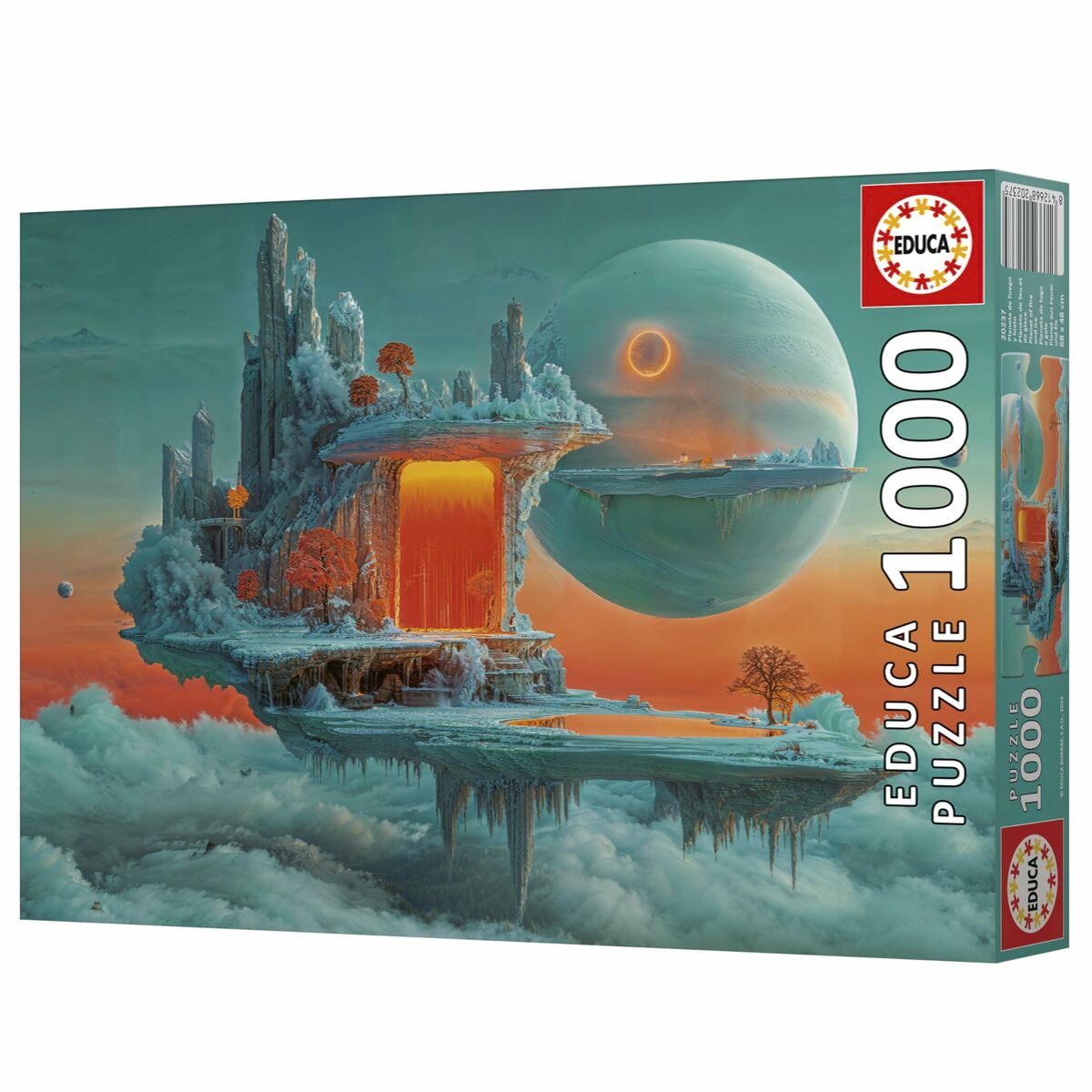 Puzzle Educa Fire & Ice Planet 1000 Piese - Jucarii si jocuri, Puzzle-uri și puzzle-uri
