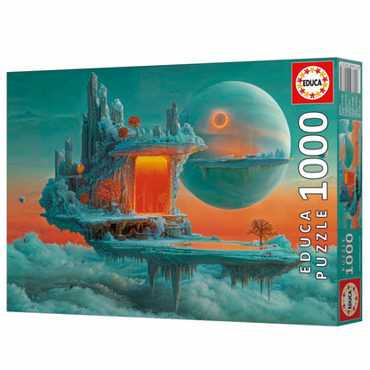 Puzzle Educa Fire & Ice Planet 1000 Piese - Jucarii si jocuri, Puzzle-uri și puzzle-uri