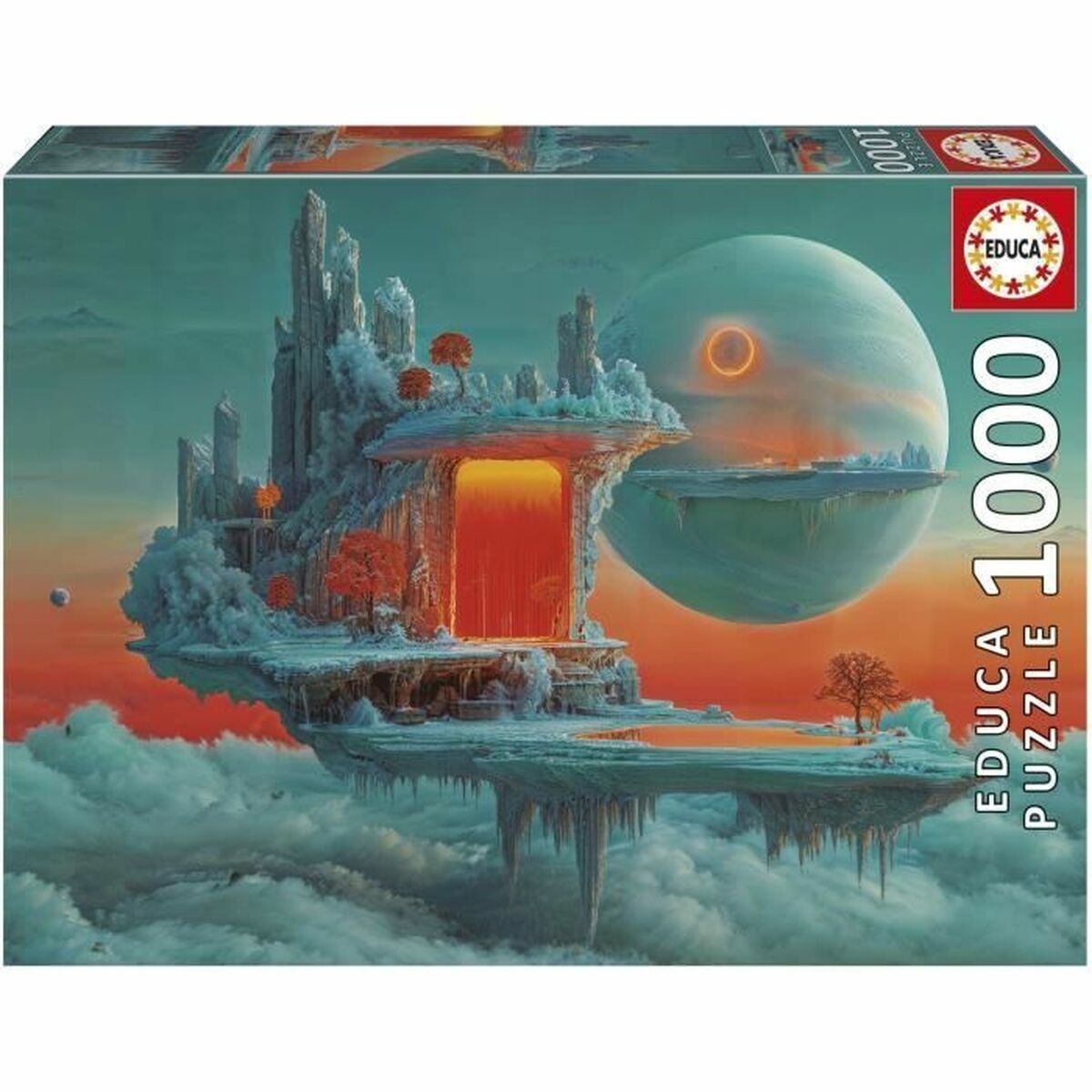 Puzzle Educa Fire & Ice Planet 1000 Piese - Jucarii si jocuri, Puzzle-uri și puzzle-uri