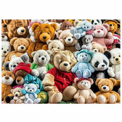 Puzzle Educa Teddy Bears 500 Piese - Jucarii si jocuri, Puzzle-uri și puzzle-uri