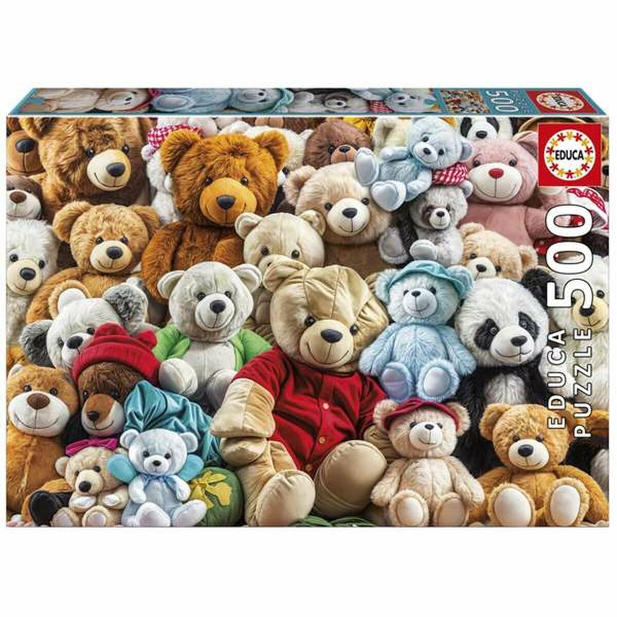 Puzzle Educa Teddy Bears 500 Piese - Jucarii si jocuri, Puzzle-uri și puzzle-uri