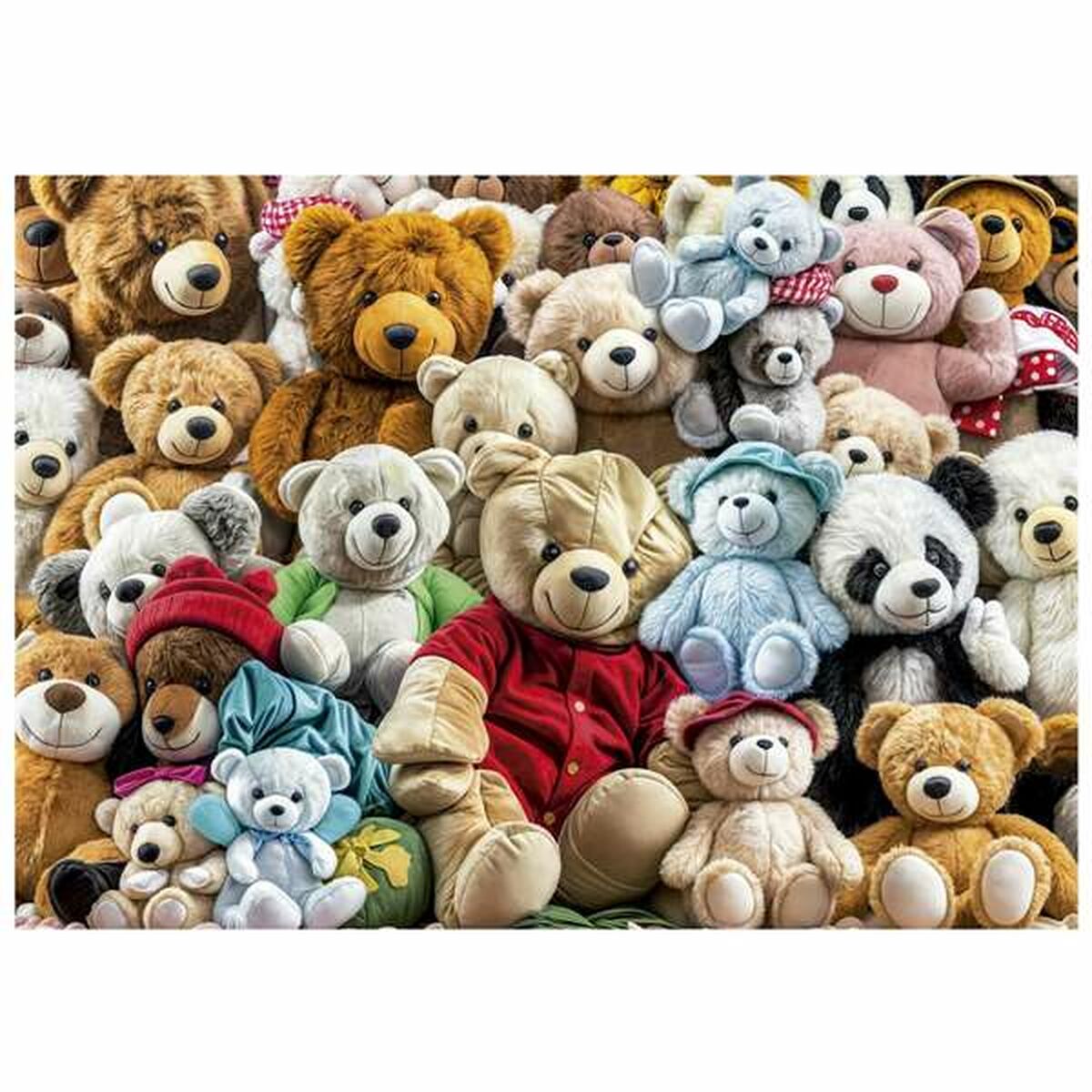 Puzzle Educa Teddy Bears 500 Piese - Jucarii si jocuri, Puzzle-uri și puzzle-uri
