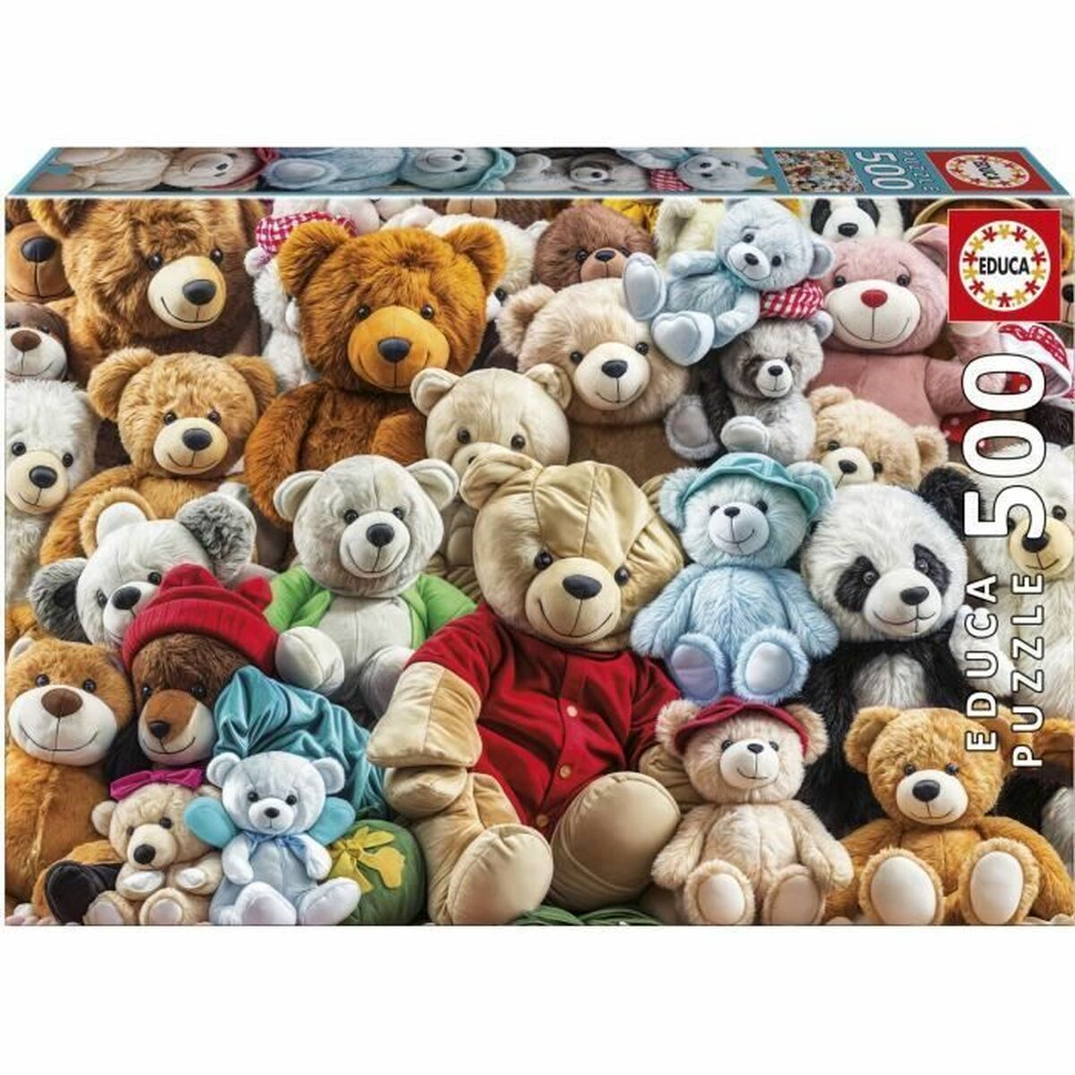Puzzle Educa Teddy Bears 500 Piese - Jucarii si jocuri, Puzzle-uri și puzzle-uri