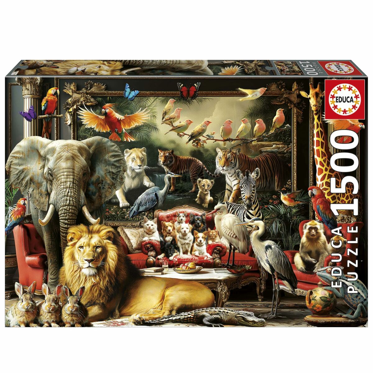 Puzzle Educa La Mansión de los Animales 1500 Piese - Jucarii si jocuri, Puzzle-uri și puzzle-uri