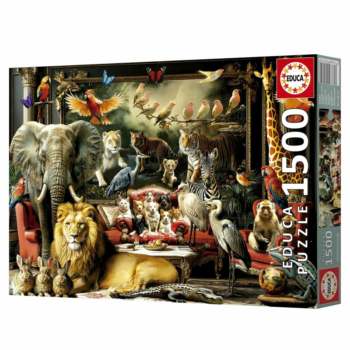 Puzzle Educa La Mansión de los Animales 1500 Piese - Jucarii si jocuri, Puzzle-uri și puzzle-uri