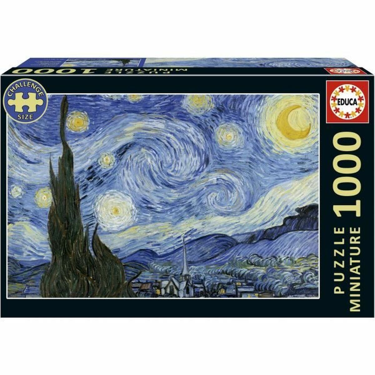 Puzzle Educa Miniatura Noche Estrellada 1000 Piese - Jucarii si jocuri, Puzzle-uri și puzzle-uri