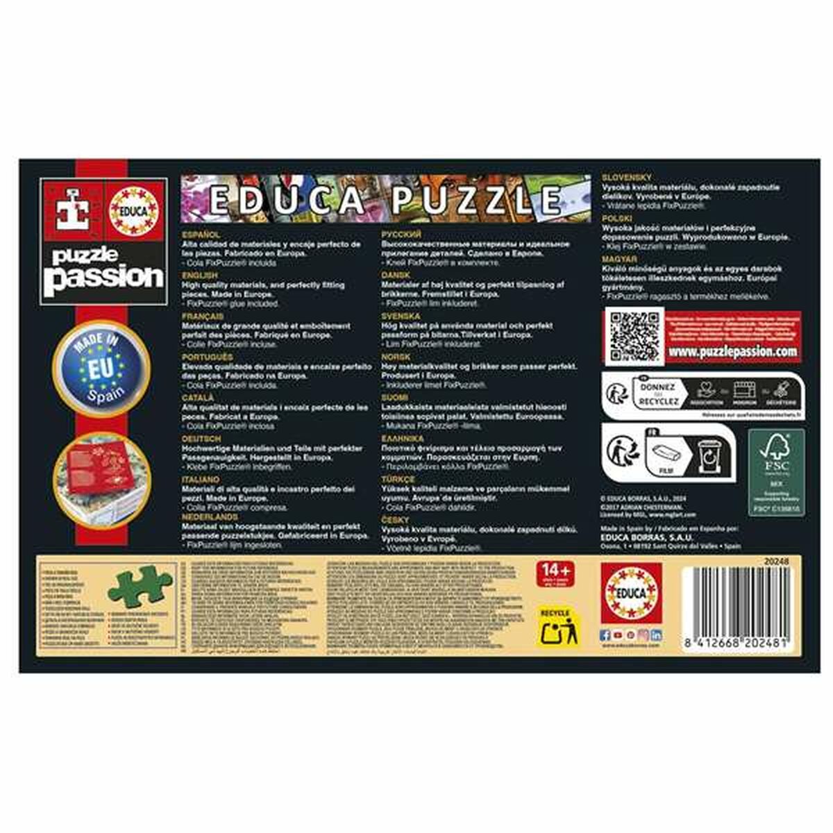 Puzzle Educa Europe Minature 1000 Piese - Jucarii si jocuri, Puzzle-uri și puzzle-uri