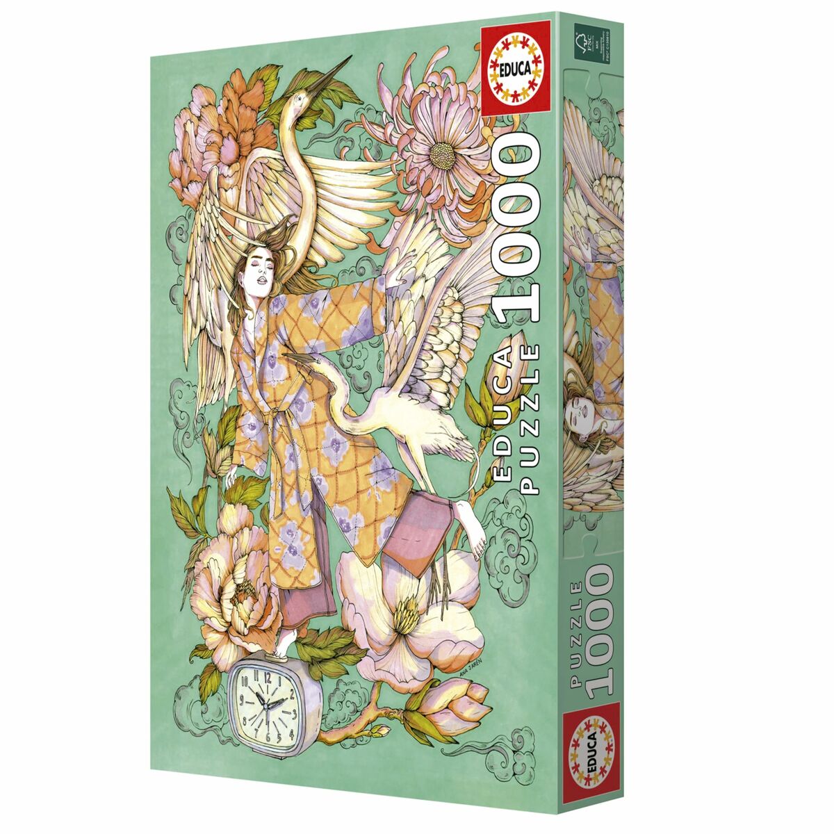 Puzzle Educa Despertador, Ana Jarén 1000 Piese - Jucarii si jocuri, Puzzle-uri și puzzle-uri