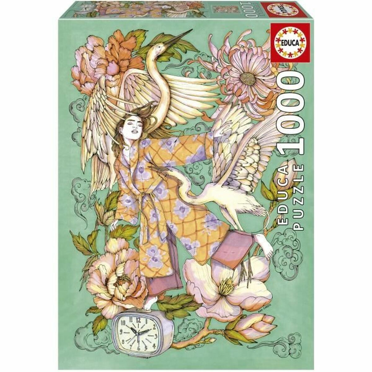 Puzzle Educa Despertador, Ana Jarén 1000 Piese - Jucarii si jocuri, Puzzle-uri și puzzle-uri