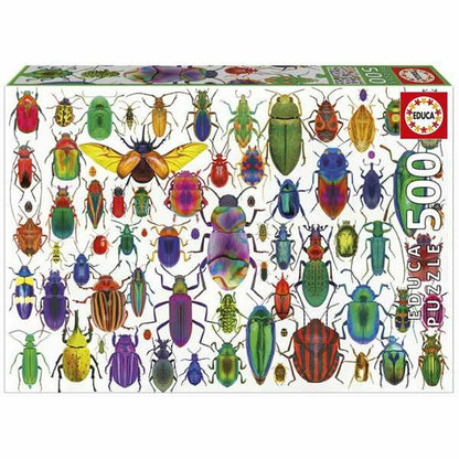 Puzzle Educa Beetles 500 Piese - Jucarii si jocuri, Puzzle-uri și puzzle-uri