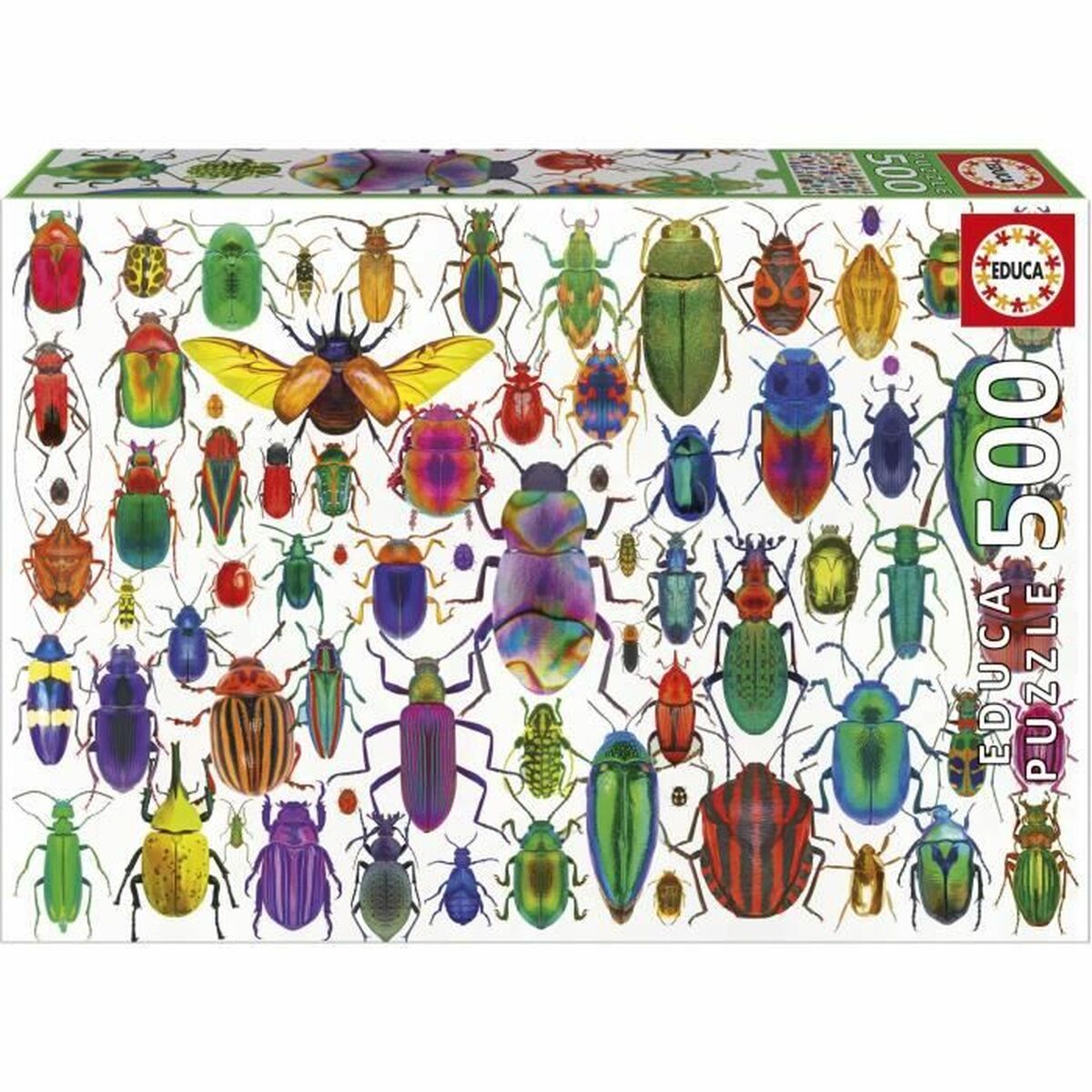 Puzzle Educa Beetles 500 Piese - Jucarii si jocuri, Puzzle-uri și puzzle-uri