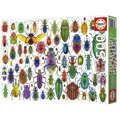 Puzzle Educa Beetles 500 Piese - Jucarii si jocuri, Puzzle-uri și puzzle-uri