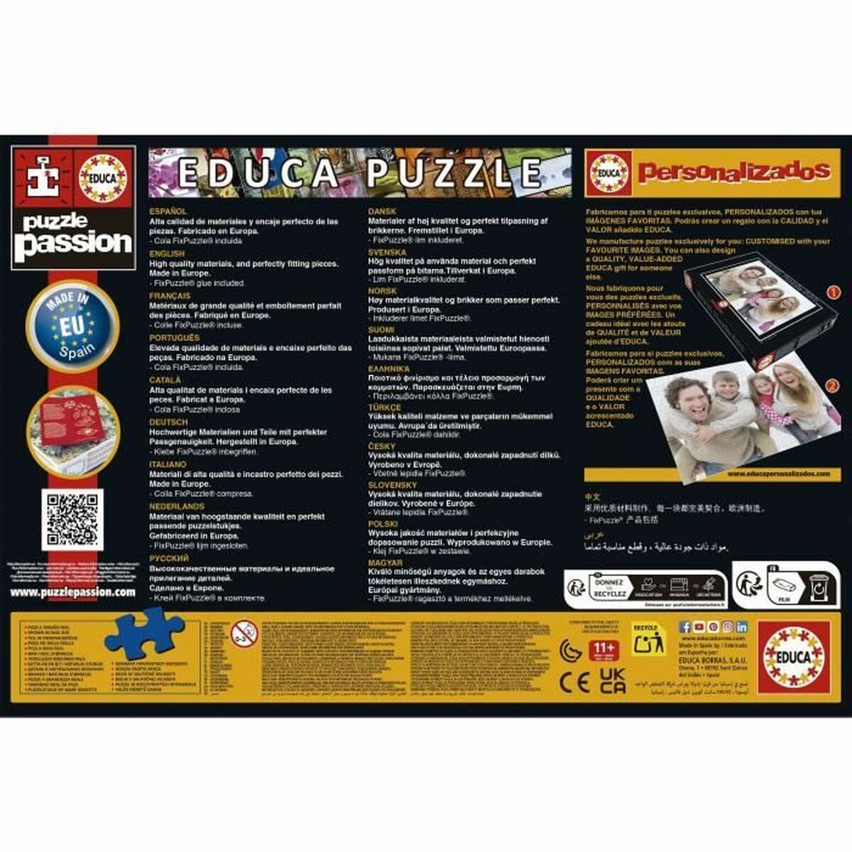 Puzzle Educa Beetles 500 Piese - Jucarii si jocuri, Puzzle-uri și puzzle-uri