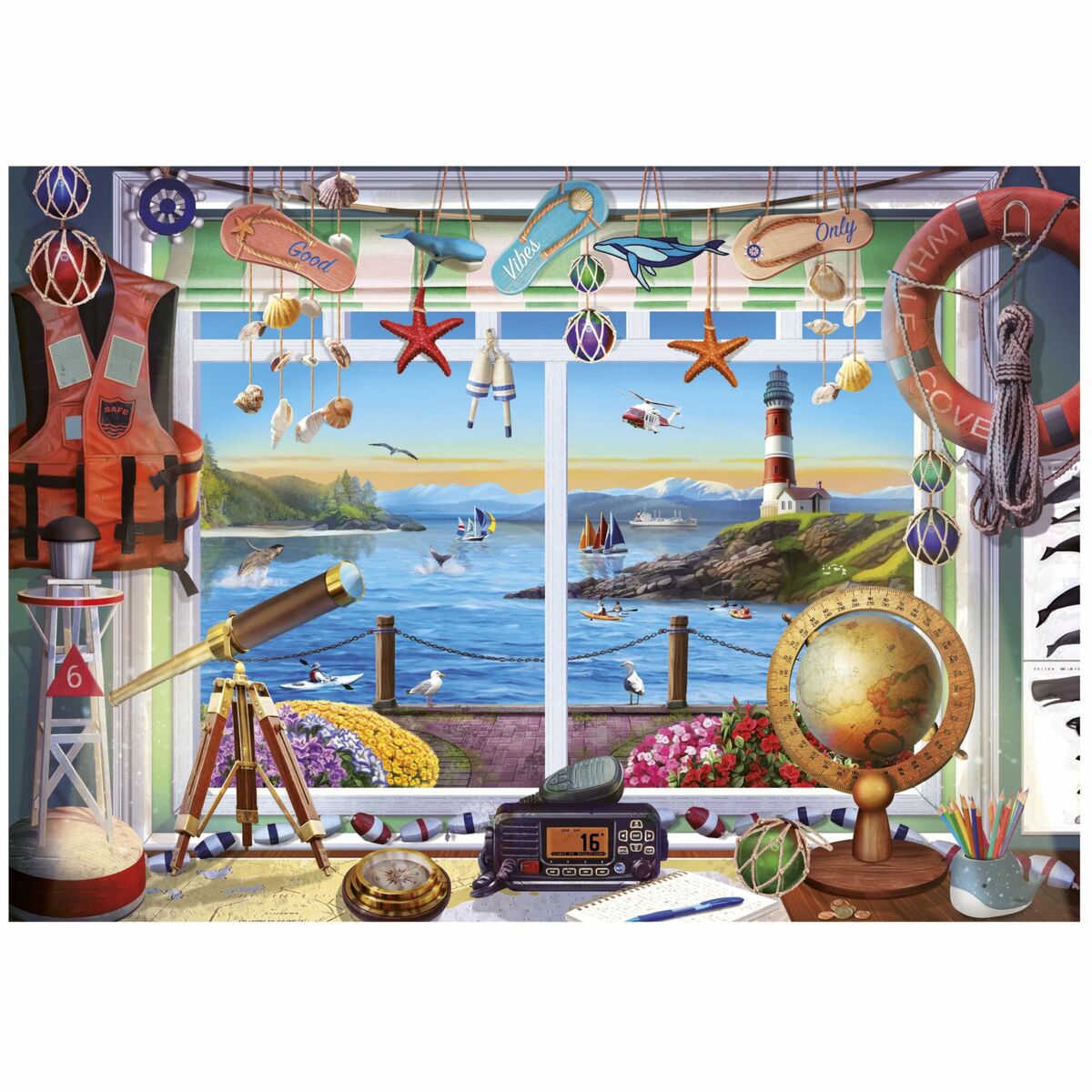 Puzzle Educa 20256 Life in the Shore 1000 Piese - Jucarii si jocuri, Puzzle-uri și puzzle-uri