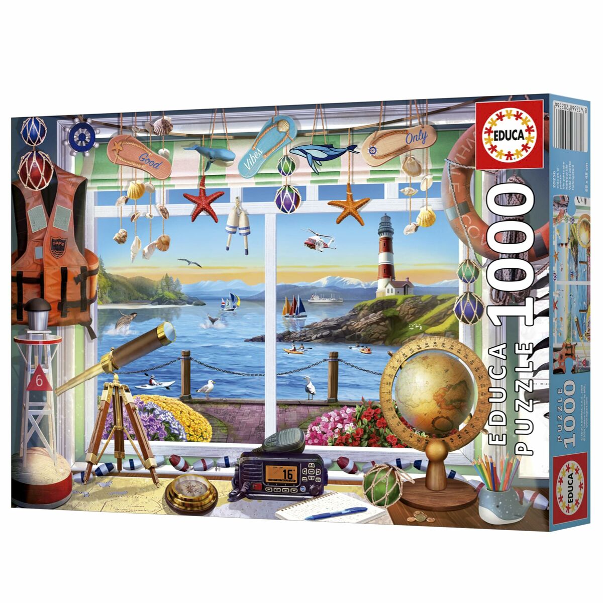 Puzzle Educa 20256 Life in the Shore 1000 Piese - Jucarii si jocuri, Puzzle-uri și puzzle-uri