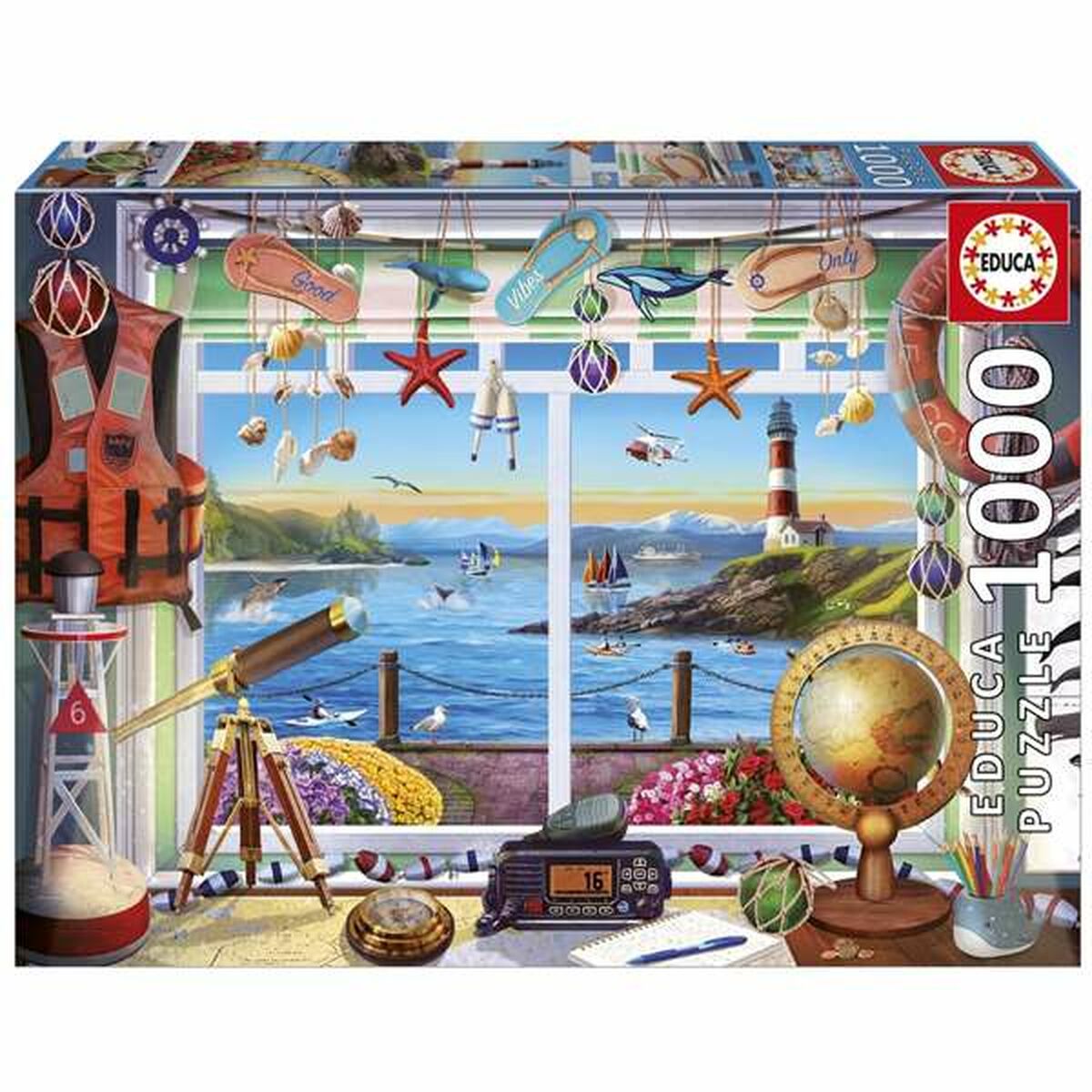 Puzzle Educa 20256 Life in the Shore 1000 Piese - Jucarii si jocuri, Puzzle-uri și puzzle-uri