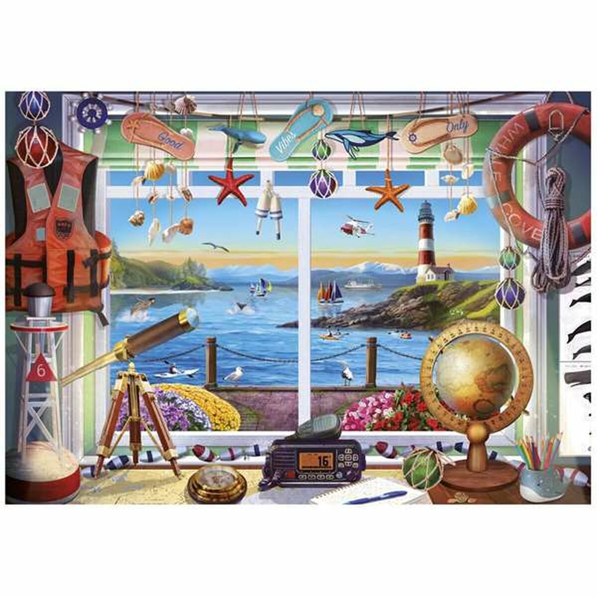 Puzzle Educa 20256 Life in the Shore 1000 Piese - Jucarii si jocuri, Puzzle-uri și puzzle-uri