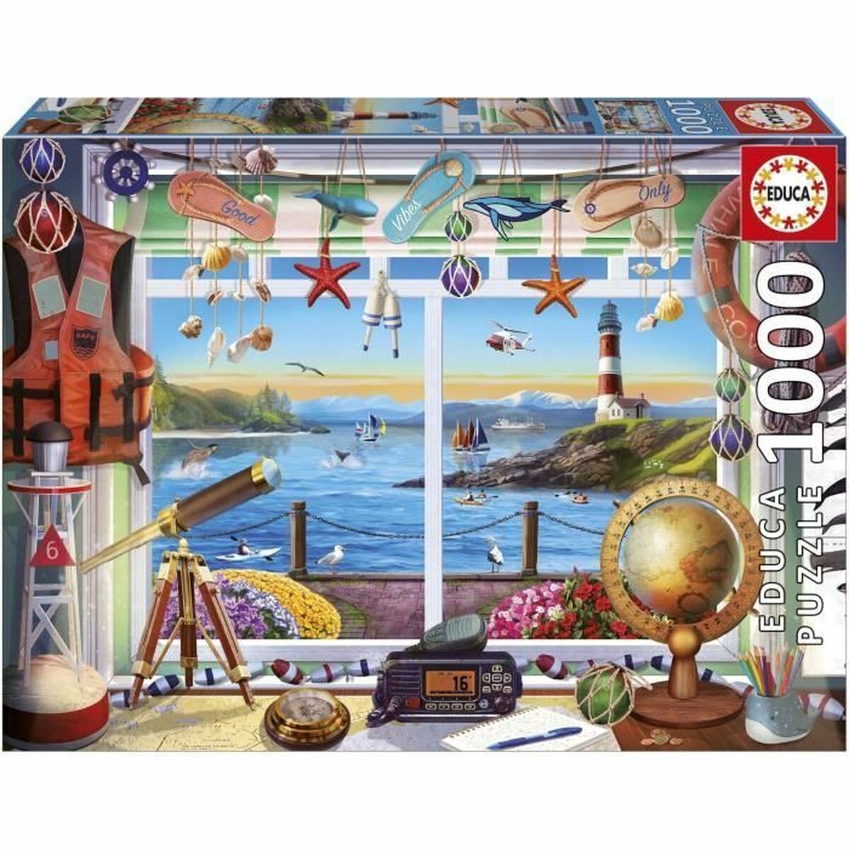 Puzzle Educa 20256 Life in the Shore 1000 Piese - Jucarii si jocuri, Puzzle-uri și puzzle-uri