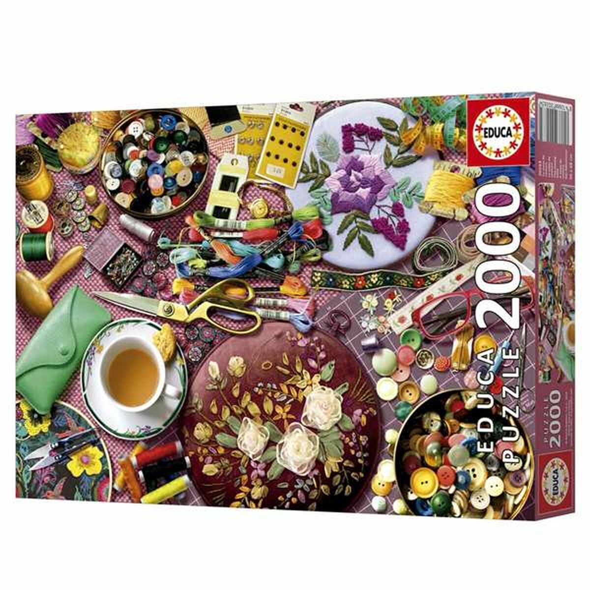 Puzzle Educa The Sewing Table 2000 Piese - Jucarii si jocuri, Puzzle-uri și puzzle-uri