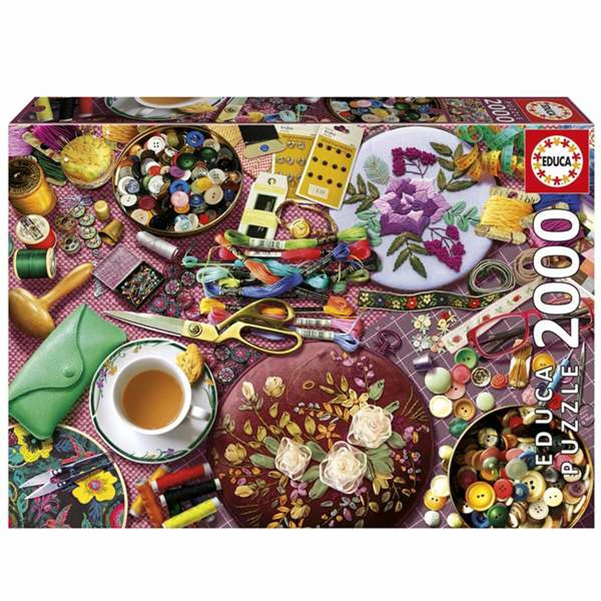 Puzzle Educa The Sewing Table - Jucarii si jocuri, Puzzle-uri și puzzle-uri
