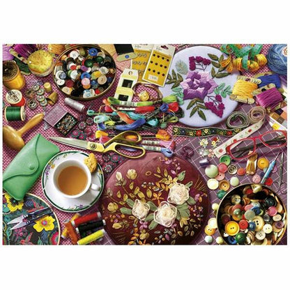 Puzzle Educa The Sewing Table - Jucarii si jocuri, Puzzle-uri și puzzle-uri