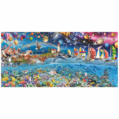 Puzzle Educa Panorama de la Vida 3000 Piese - Jucarii si jocuri, Puzzle-uri și puzzle-uri