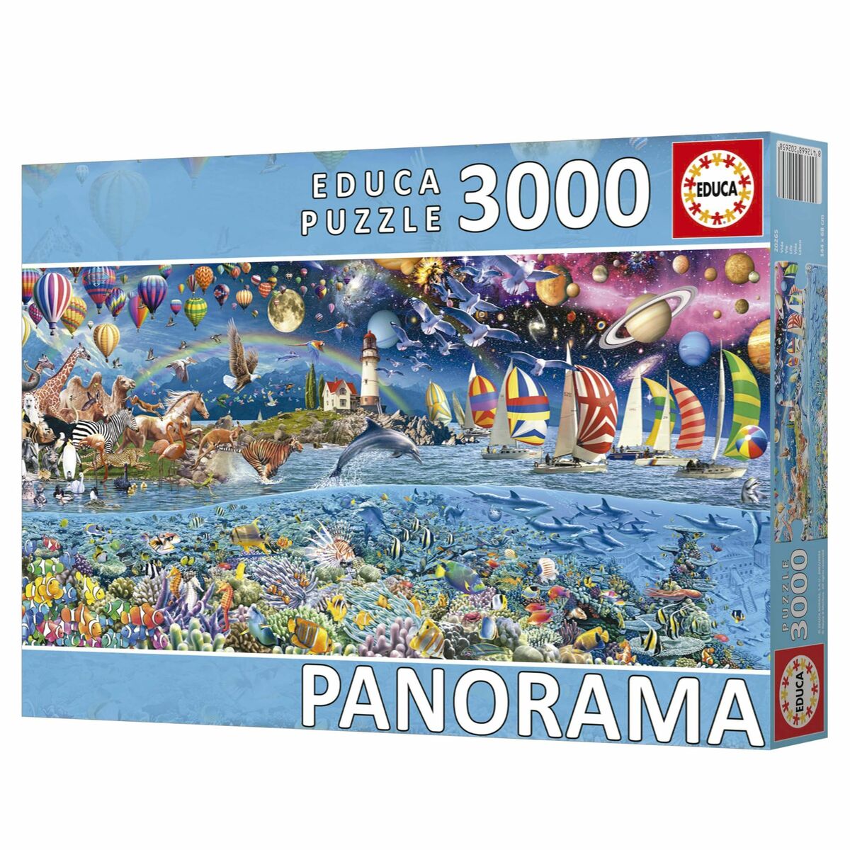 Puzzle Educa Panorama de la Vida 3000 Piese - Jucarii si jocuri, Puzzle-uri și puzzle-uri