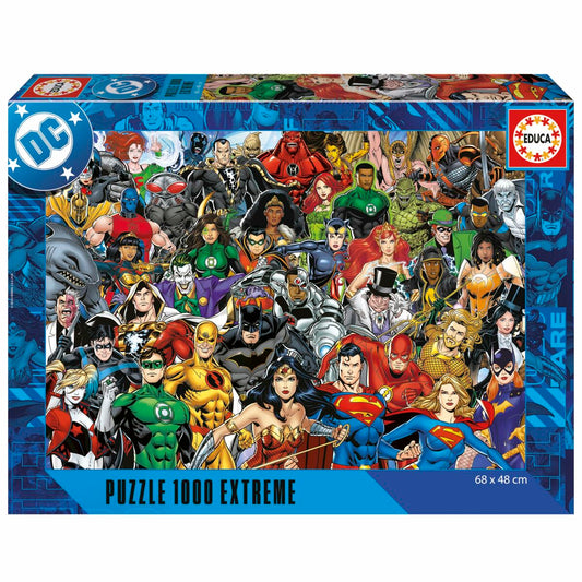 Puzzle Educa Liga de la Justicia DC Comics 1000 Piese - Jucarii si jocuri, Puzzle-uri și puzzle-uri