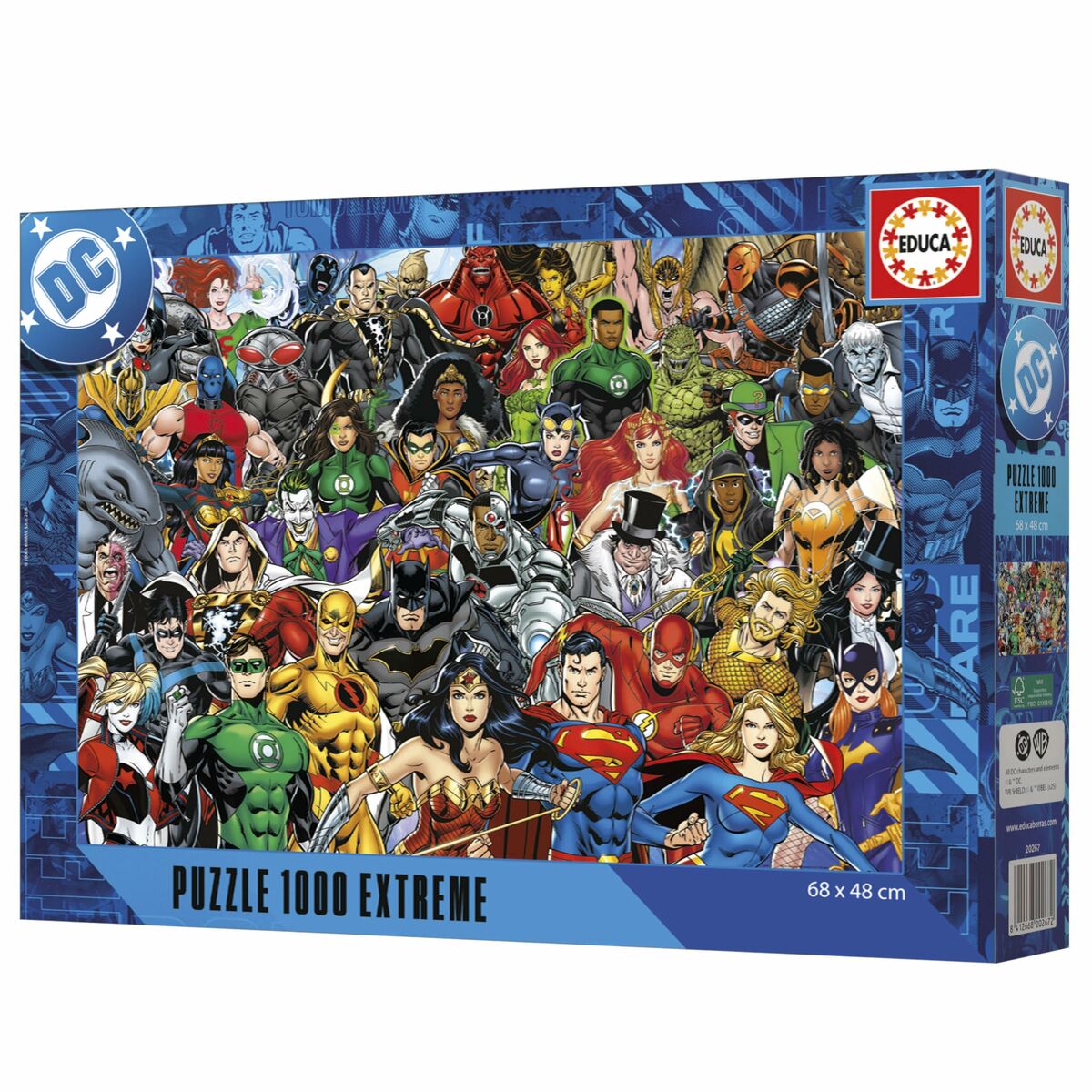 Puzzle Educa Liga de la Justicia DC Comics 1000 Piese - Jucarii si jocuri, Puzzle-uri și puzzle-uri