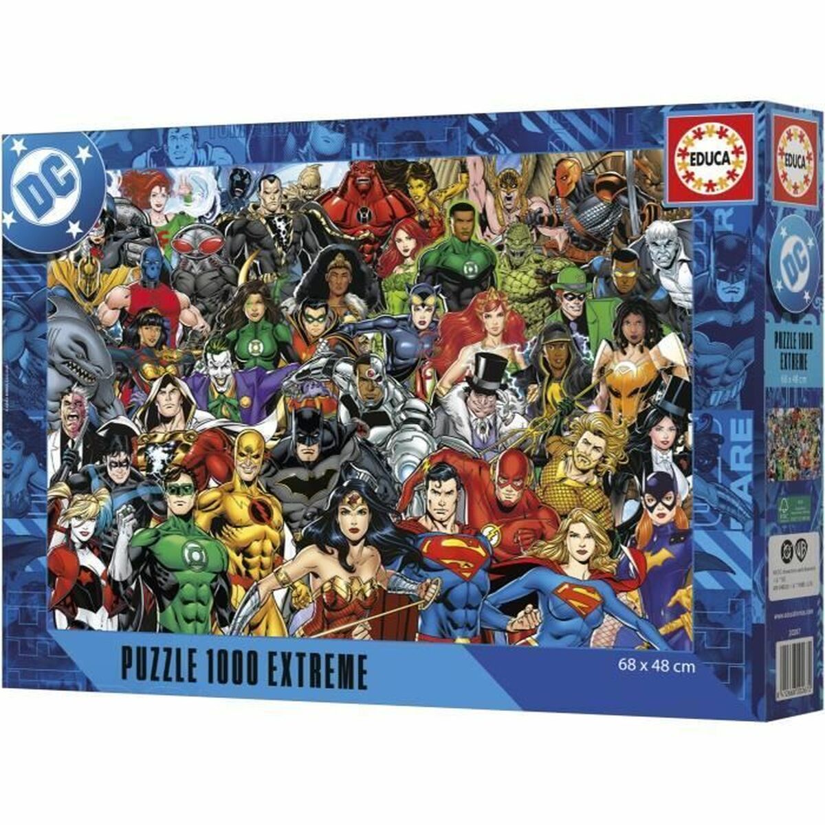 Puzzle Educa Liga de la Justicia DC Comics 1000 Piese - Jucarii si jocuri, Puzzle-uri și puzzle-uri