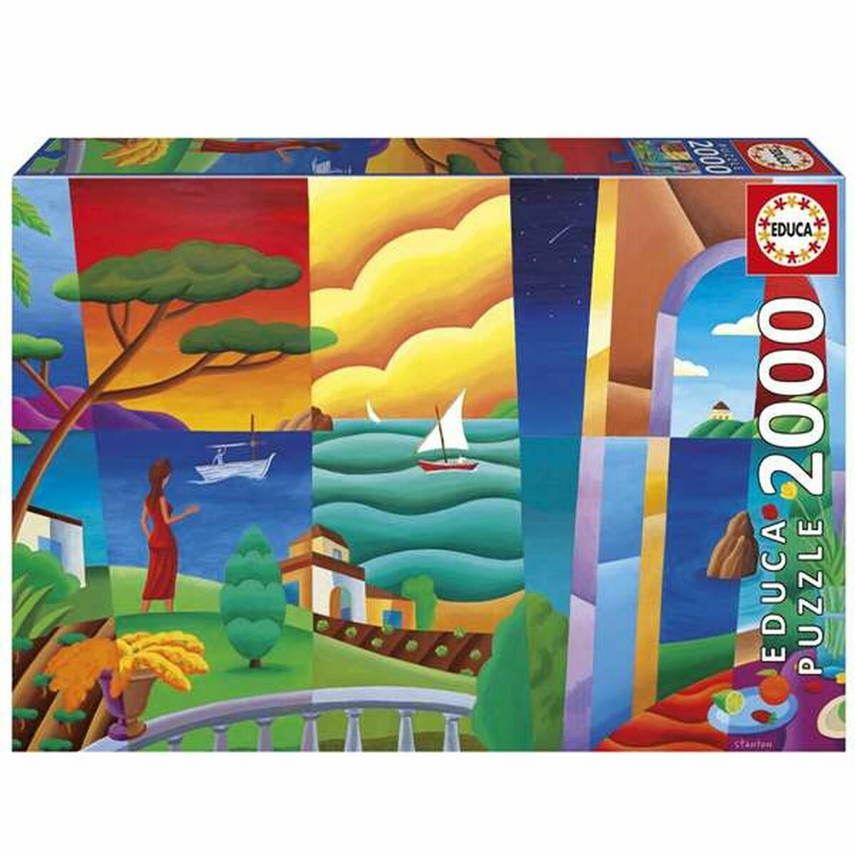 Puzzle Educa Penélope Awaits 2000 Piese - Jucarii si jocuri, Puzzle-uri și puzzle-uri